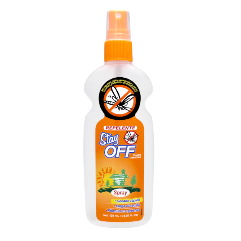 Repelente Líquido De Insectos Stay Off Spray 120Ml | SuperBooM
